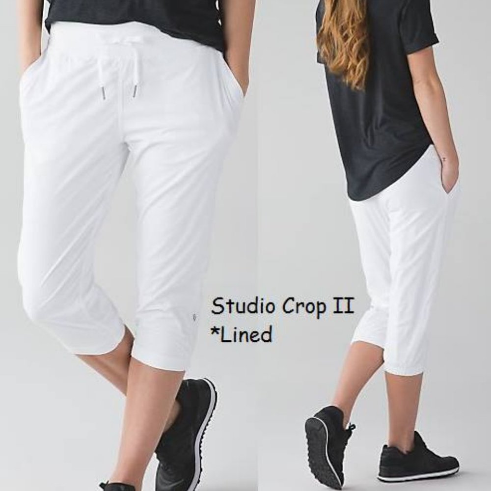 Lululemon Studio Crop II White